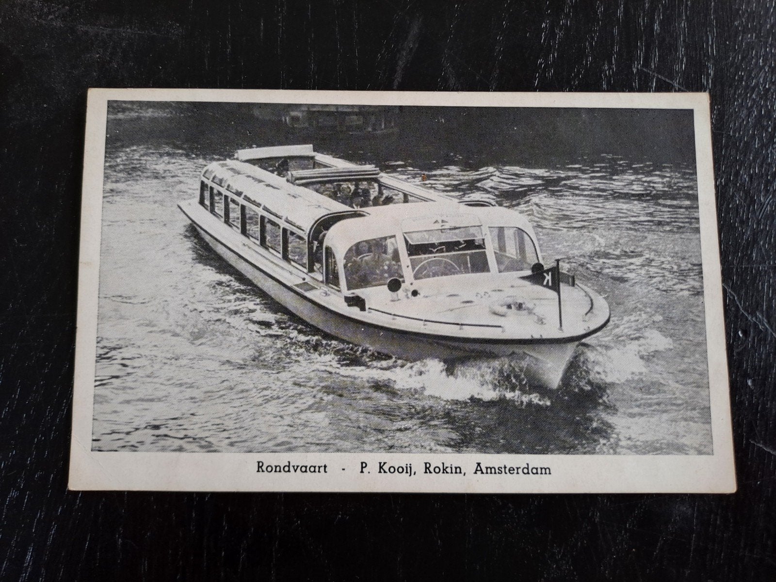 Amsterdam,  p kooij,  rondvaarten, Ophalen of Verzenden, Noord-Holland