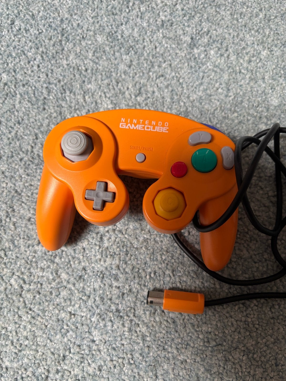 Originele Nintendo GameCube Controller Oranje, Gebruikt, 1 speler, _, _