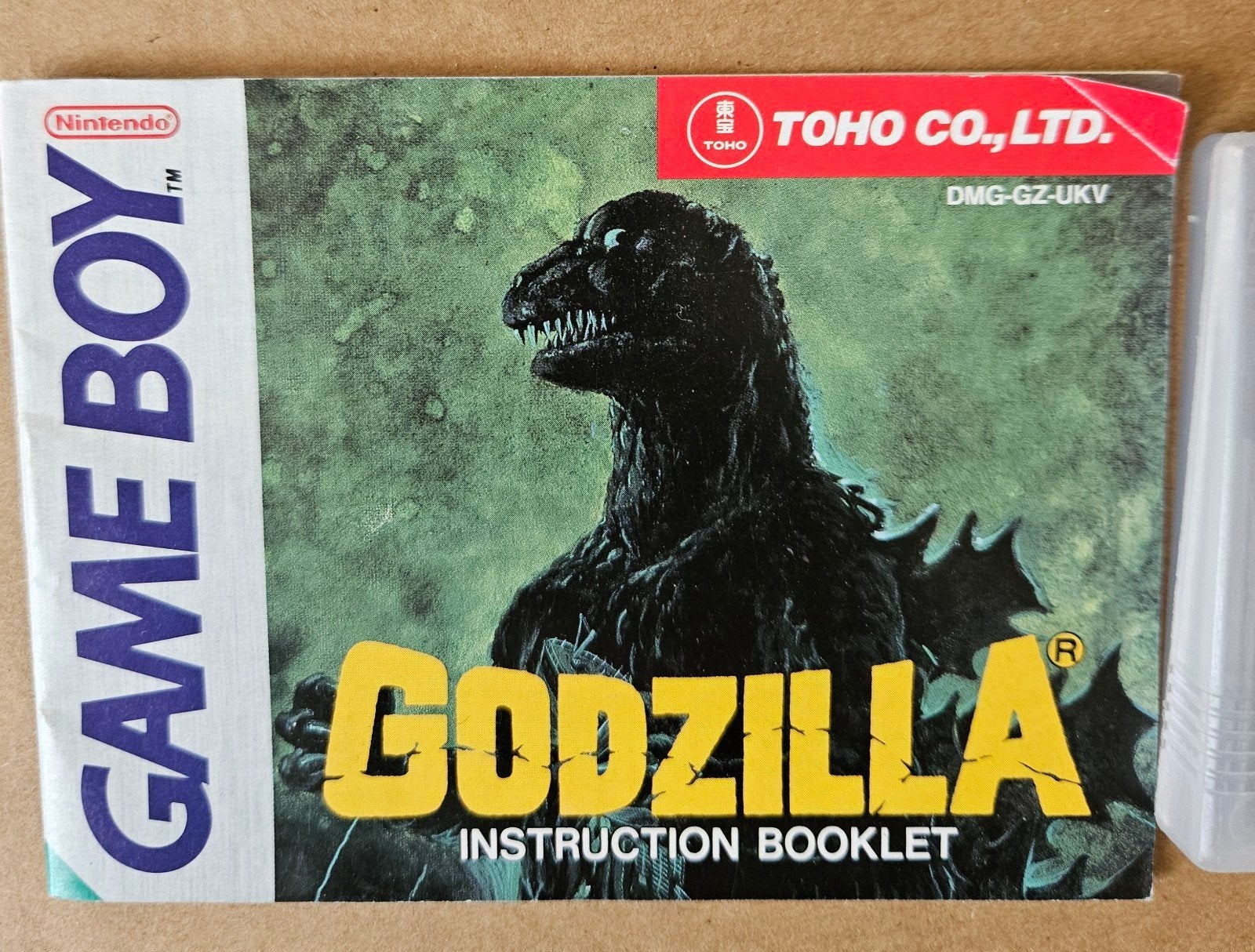 Godzilla Game Boy (DMG-GZ-UKV) met handleiding, Spelcomputers en Games, 1 speler, Ophalen, Gebruikt, Vanaf 7 jaar