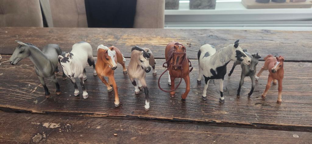 Schleich paarden collectie, Ophalen