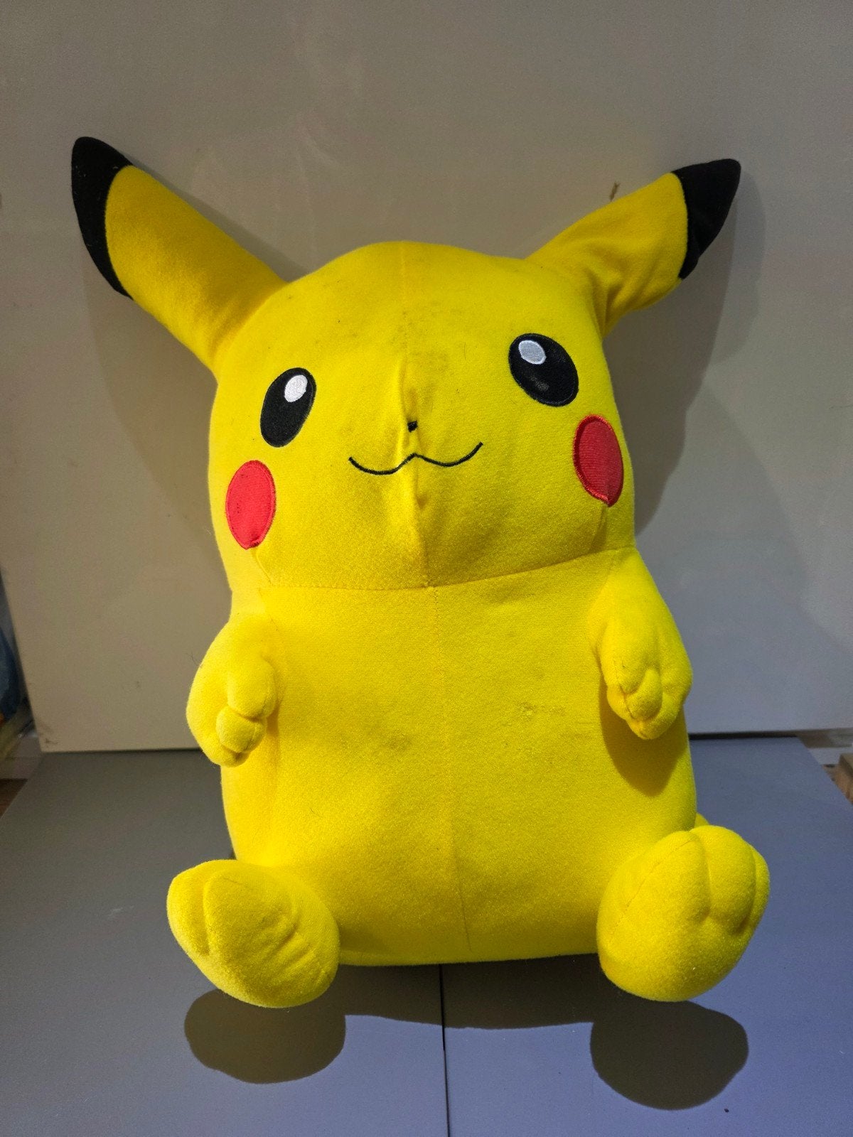 Pikachu Knuffel - Pokémon Pluche, Gebruikt, Geel, Overige typen, Ophalen of Verzenden