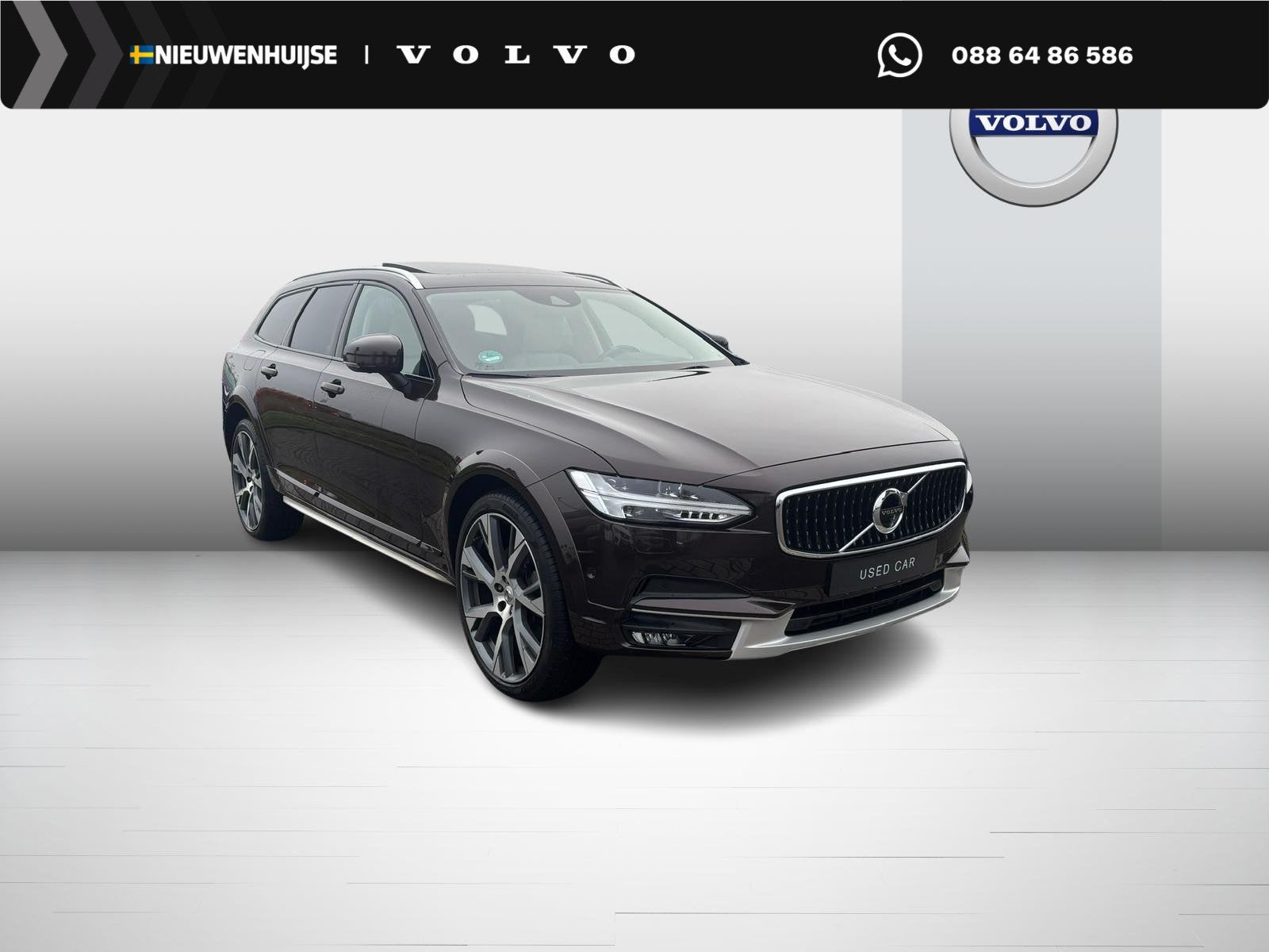Volvo V90 Cross Country 2.0 T5 AWD Pro | Trekhaak | Luchtver, Euro 6, Verwarmde buitenspiegels, 2400 kg, 102 €/maand