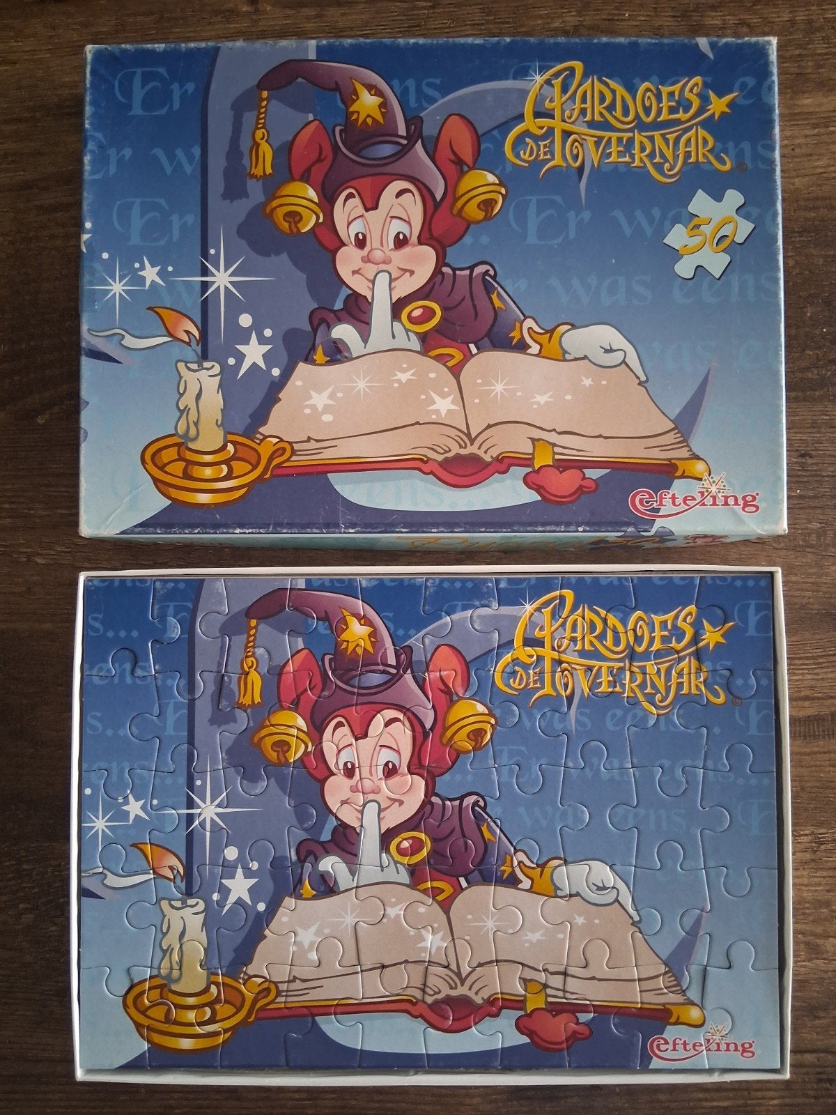 Efteling Pardoes de Tovernaar Legpuzzel 50 stukjes, Ophalen of Verzenden, Minder dan 500 stukjes, Zo goed als nieuw