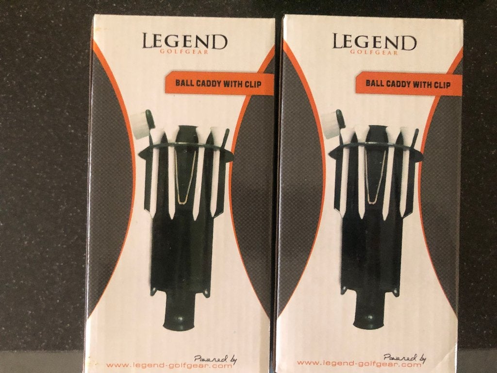 Legend bal caddy met clip 2x., Sport en Fitness, Golf, Ophalen of Verzenden, Nieuw, Bal(len)