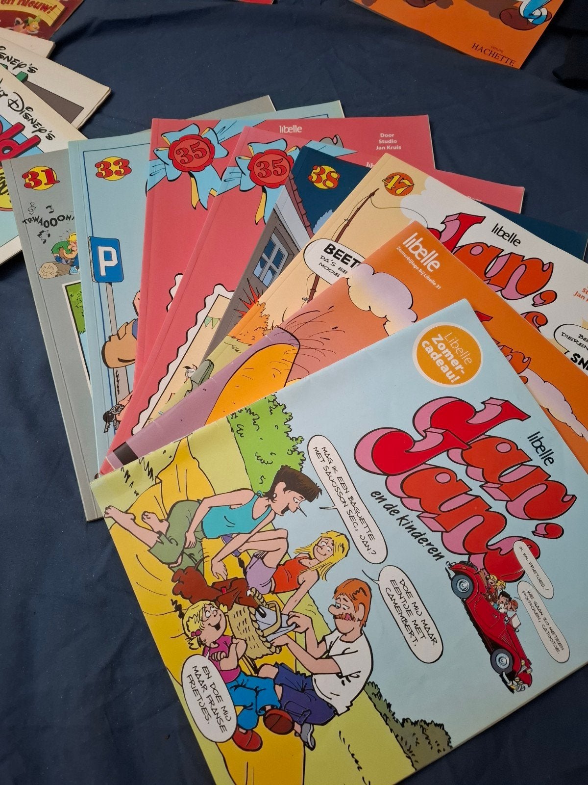 Div. Jan Jans en Noortje stripboeken, Meerdere comics, Ophalen of Verzenden, Gelezen, Europa