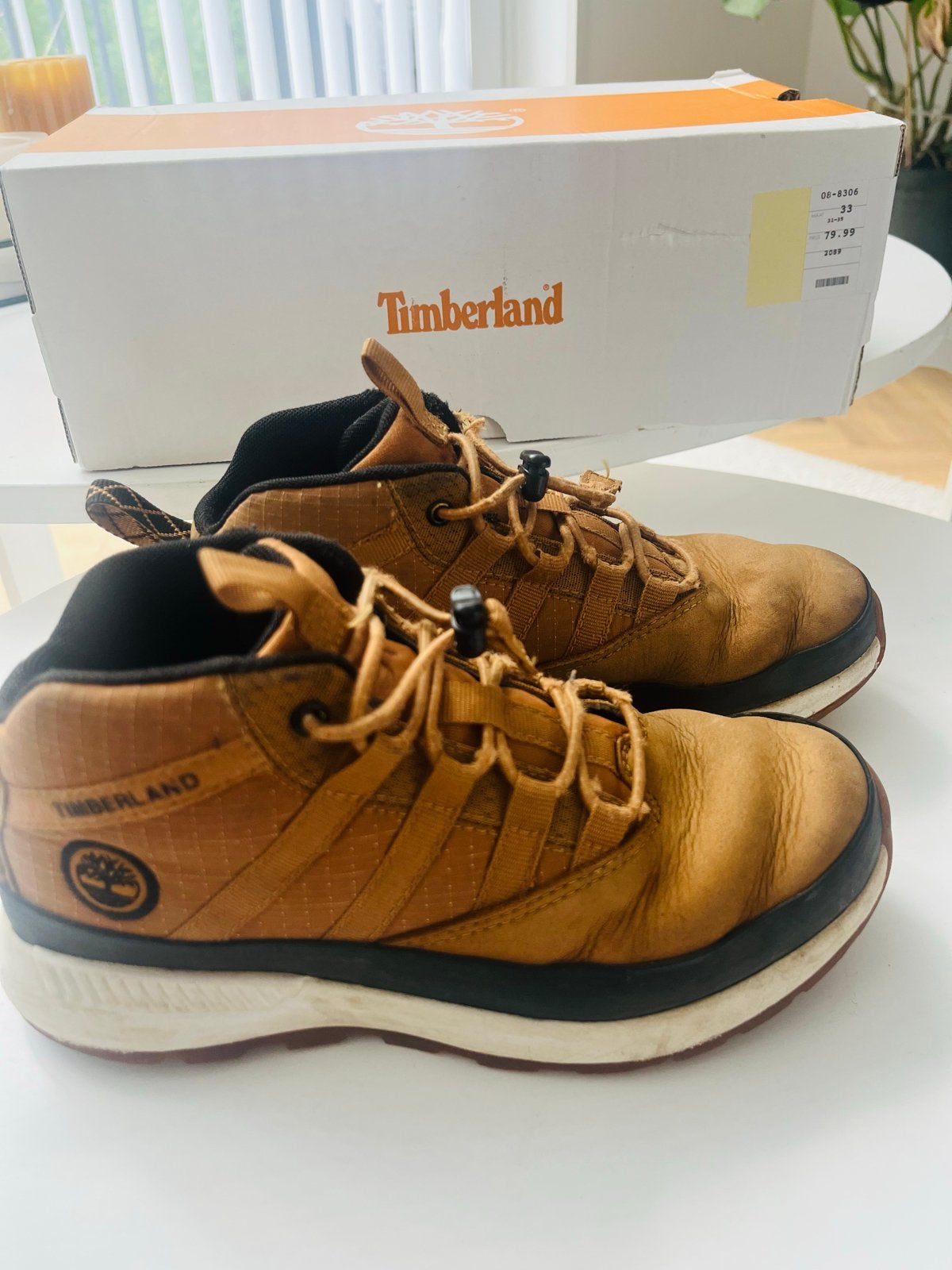 Timberland buitenspeelschoenen - Gedragen maat 33, Ophalen, Bruin, Wandelschoenen, Gedragen