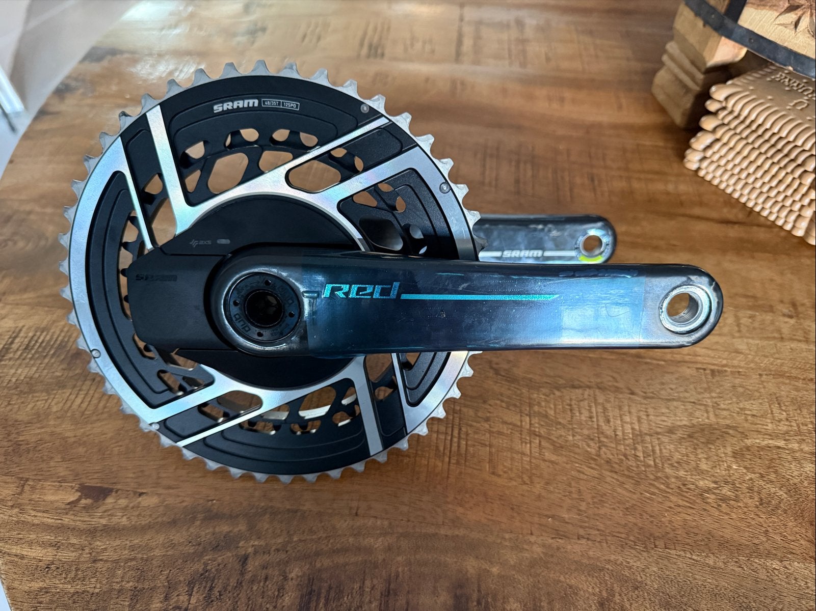 SRAM RED AXS E1 Powermeter Crankstel 48/35T – 172,5 mm, Nieuw, Aluminium, Racefiets, Ophalen