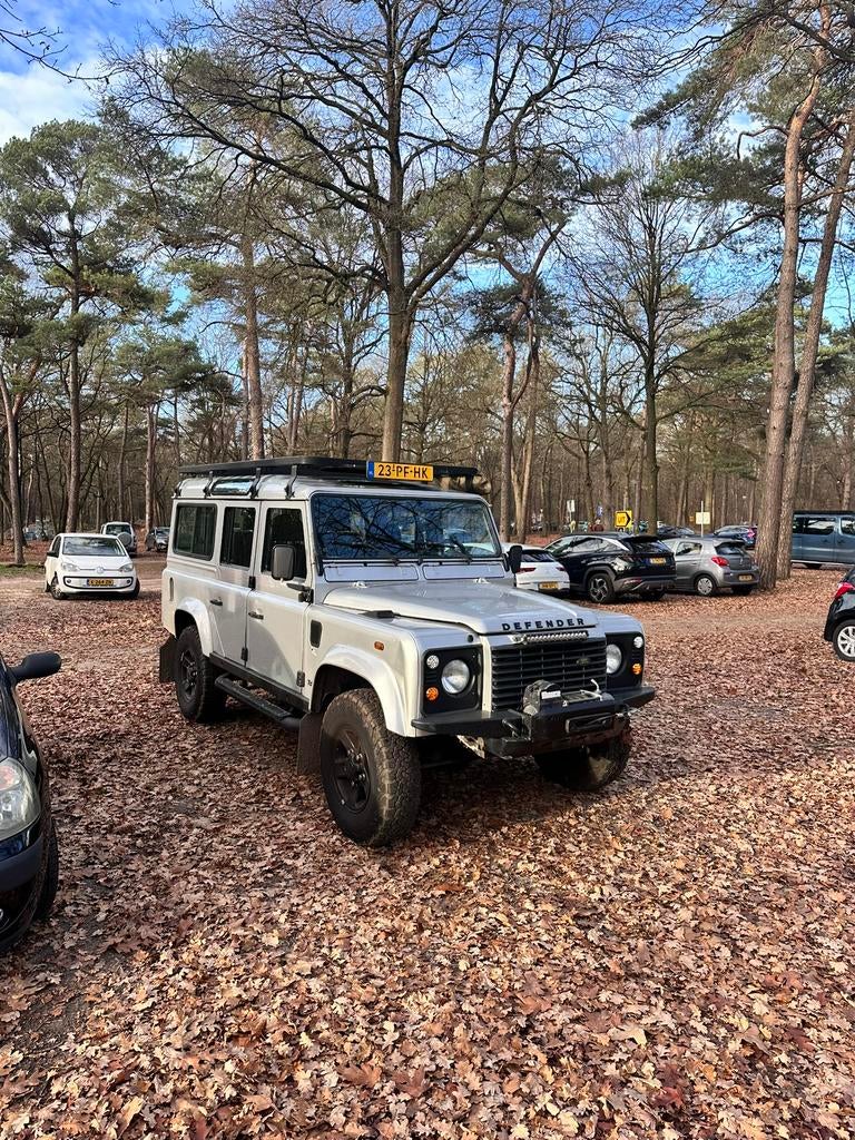 Land Rover Defender 2.5TD5 ST WGN 110 2002 Grijs, Voorwielaandrijving, Zwart, Leder en Stof, 10 km/l