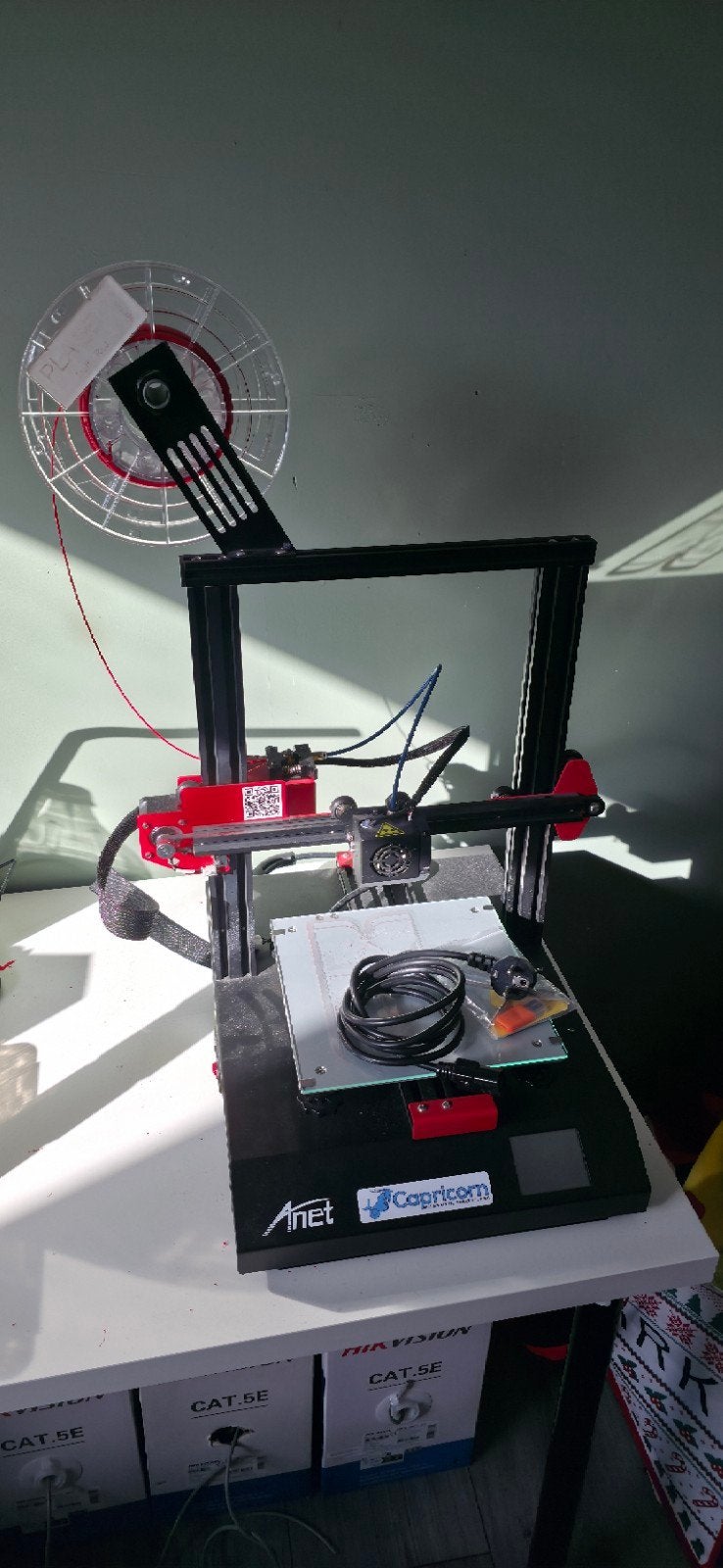 Anet ET4 3D-printer met automatische bednivellering, Computers en Software, 3D Printers, Zo goed als nieuw, Filament, Ophalen of Verzenden