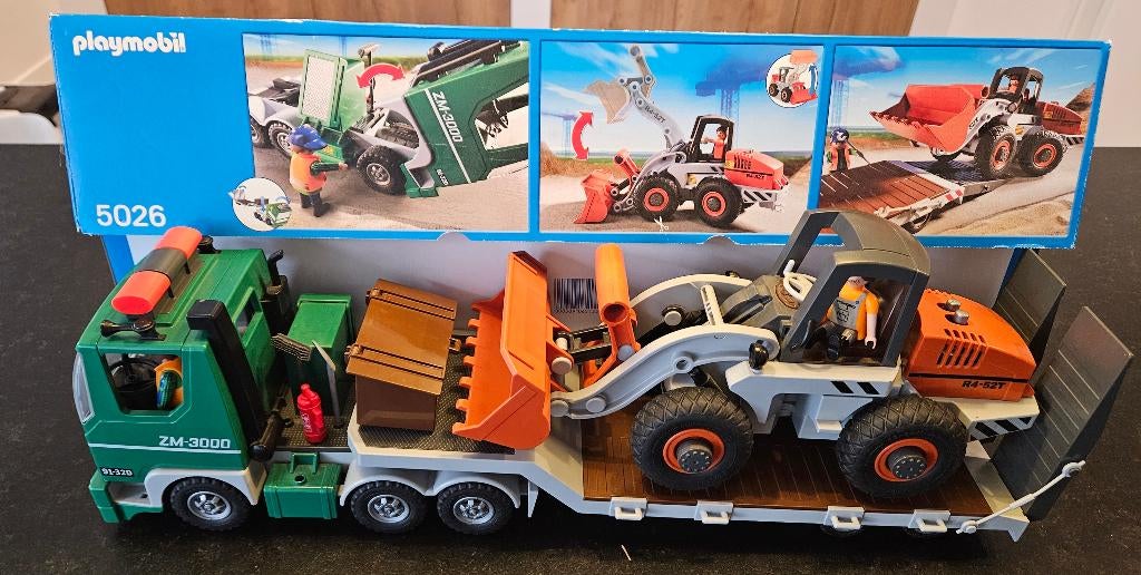 Playmobil City Action vrachtwagen 5026, Ophalen of Verzenden, Zo goed als nieuw, Complete set