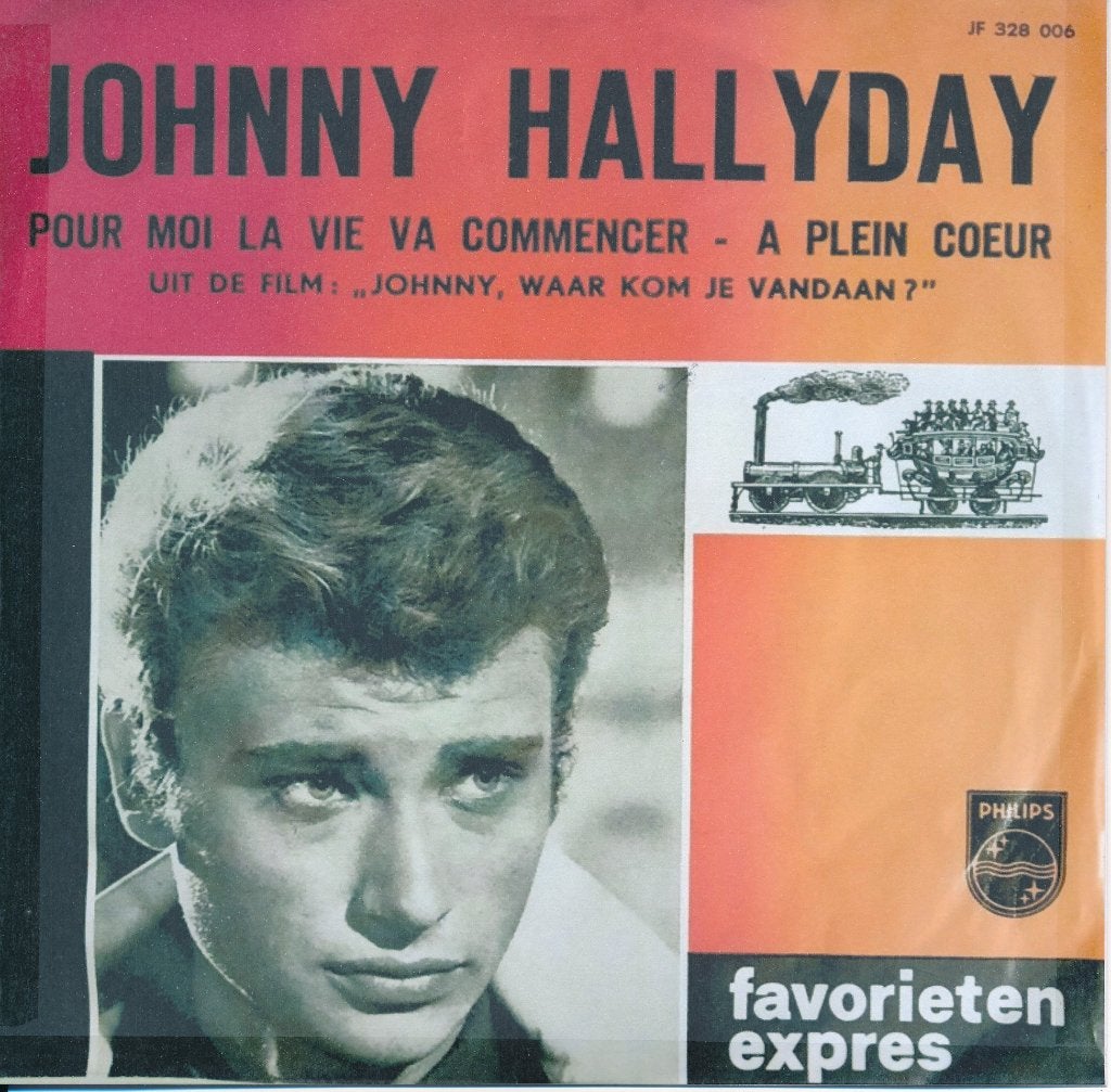 2931 Johnny Hallyday - Pour moi la vie   (1963 - kopie hoes), Ophalen of Verzenden, Gebruikt, Pop