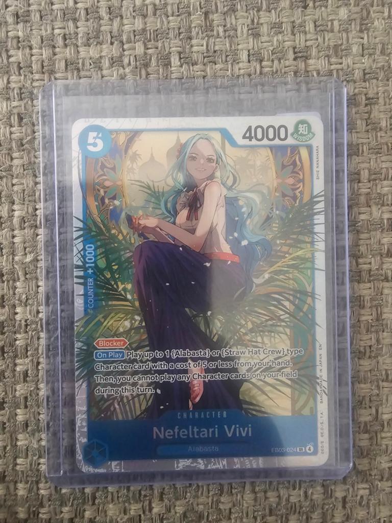 Nefeltari vivi eb03 024 sr one piece, Hobby en Vrije tijd, Verzamelkaartspellen | Overige, Ophalen of Verzenden, Nieuw, Losse kaart