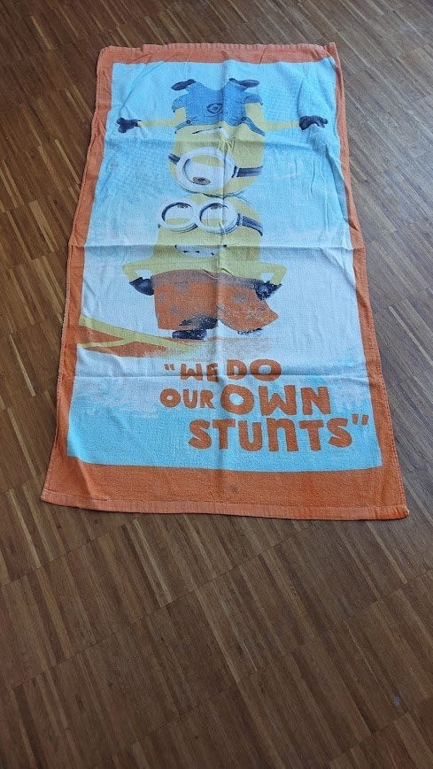 minions handdoek badlaken, Ophalen, Gebruikt, Handdoek