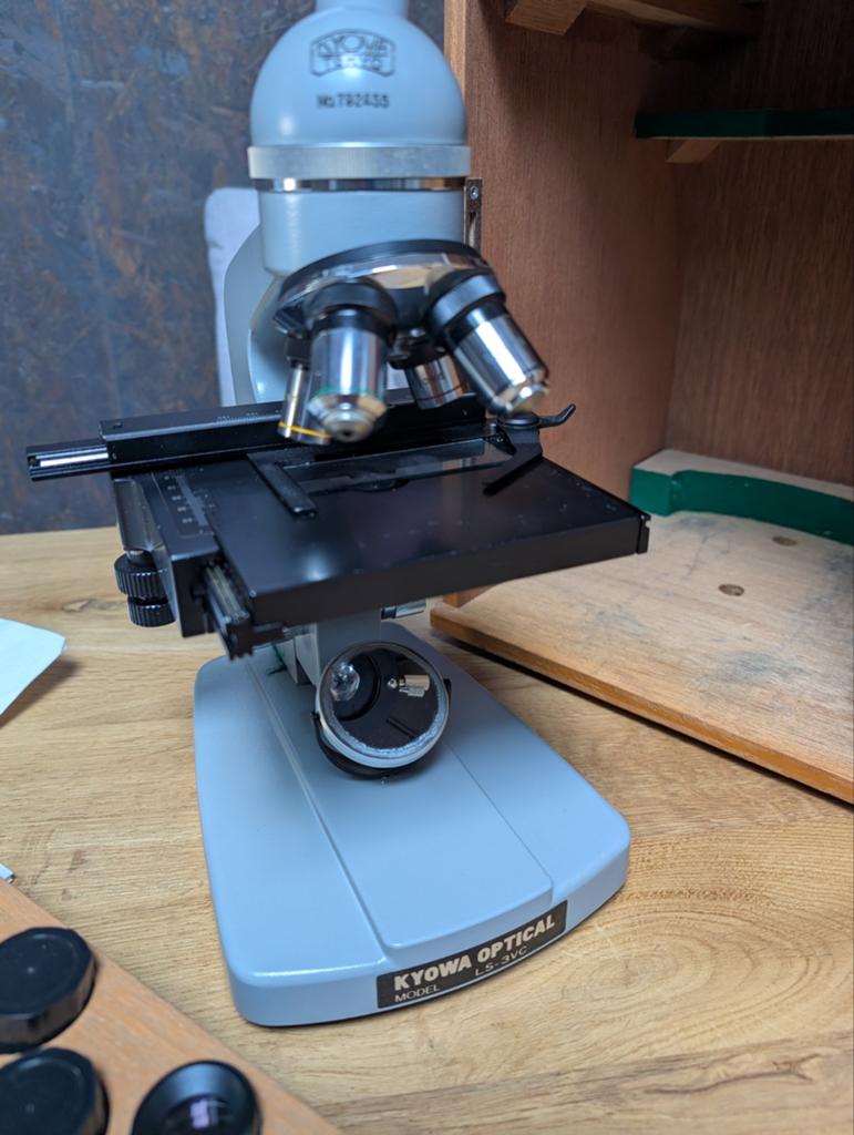 Microscoop, Ophalen