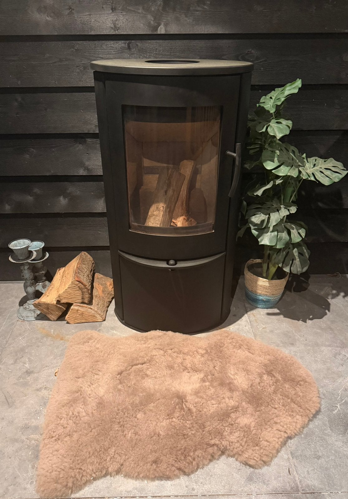 DESIGN en efficiente 🔥LOTUS LIVA🪵blackline houtkachel ZGAN, Huis en Inrichting, Kachels, Ophalen, Houtkachel, Zo goed als nieuw