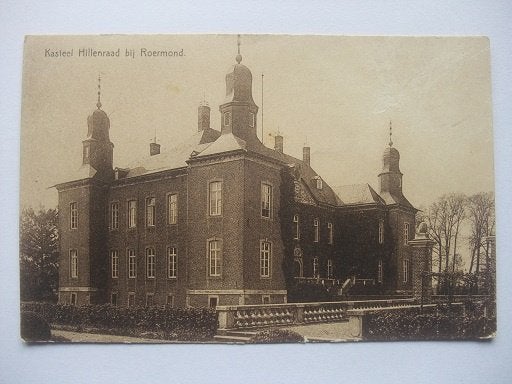 P336 Kasteel Hillenraad bij Roermond - 1929, Verzenden, 1920 tot 1940, Gelopen, Limburg