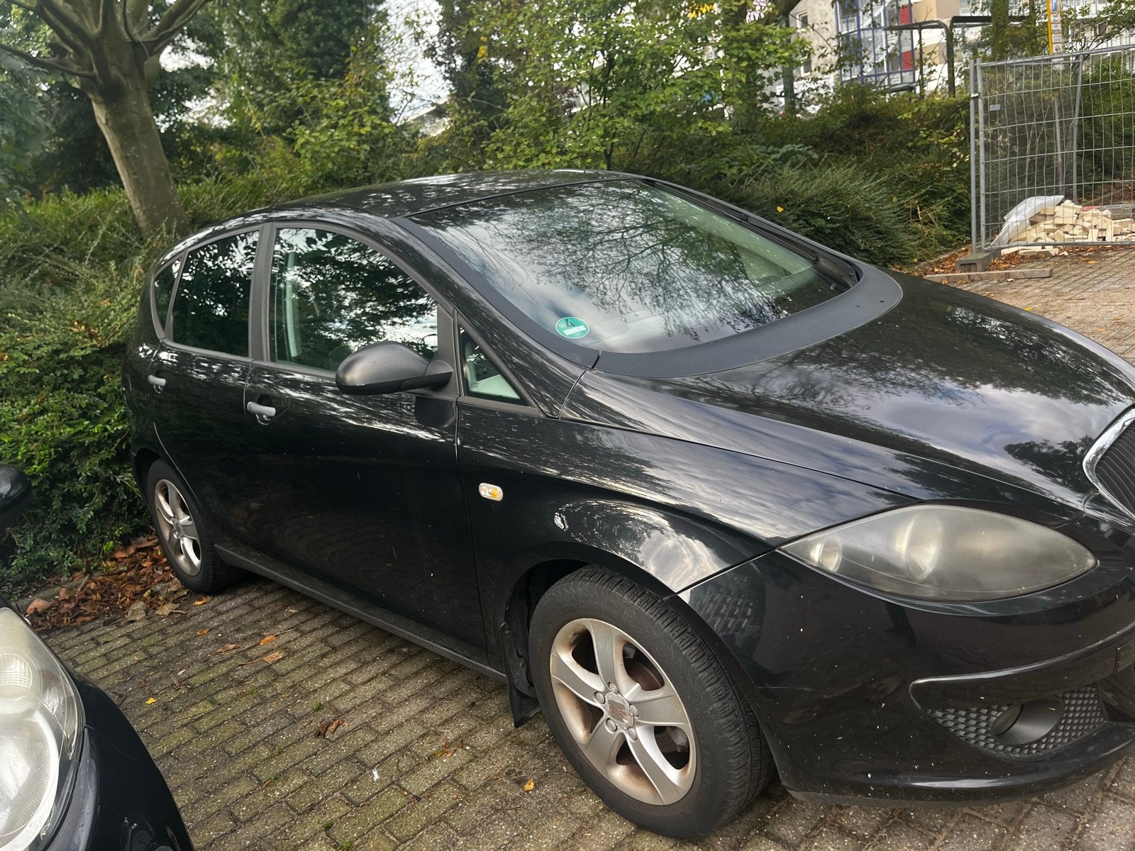 Seat Altea 1.6 74KW 2006 Zwart, Auto's, 1295 kg, 4 cilinders, Zwart, 1200 kg