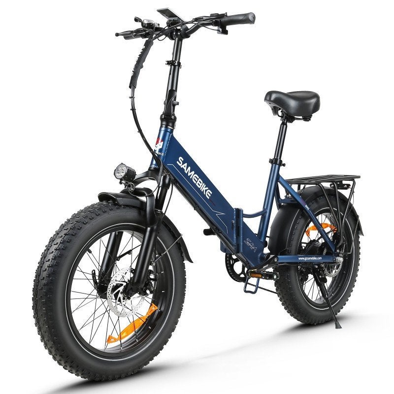 Elektrische fiets SAMEBIKE LOTDM200-II Blauw 750W, Ophalen of Verzenden, Nieuw