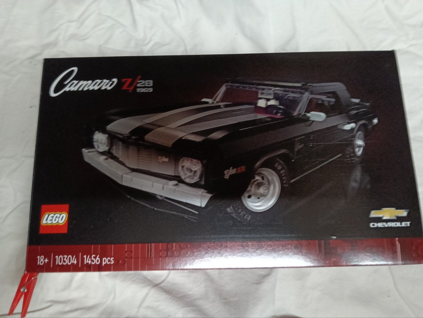 LEGO Chevrolet Camaro Z/28 10304, Ophalen, Lego, Zo goed als nieuw, Icons
