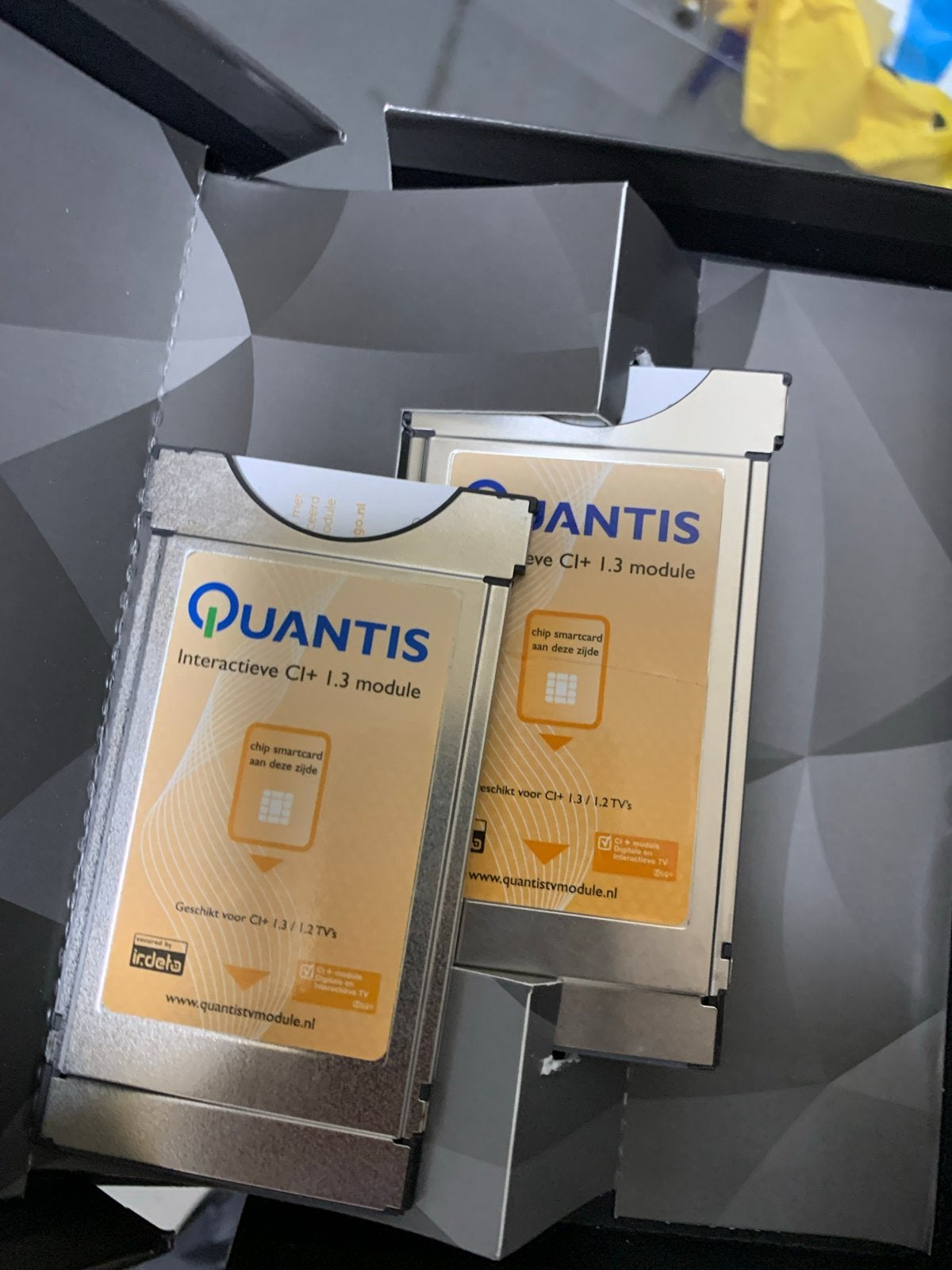 Quantis Interactieve CI+ 1.3 Module (2 stuks), Ophalen of Verzenden, Zo goed als nieuw, Decoder