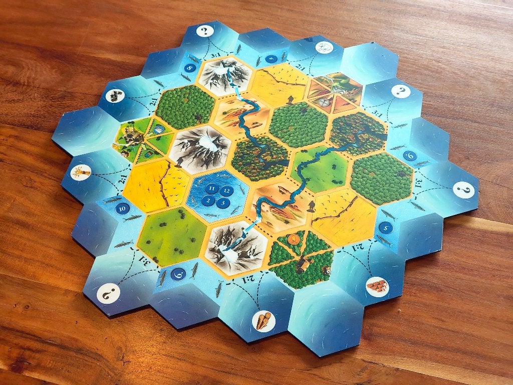 Kolonisten van Catan speelbord - Kooplieden & Barbaren XXL, Vijf spelers of meer, Ophalen of Verzenden, Nieuw, 999 games