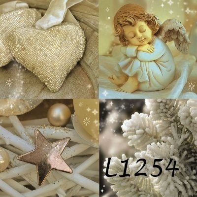 Servetten decoupage/bullet journal * engelen L1254, Verzenden, Nieuw