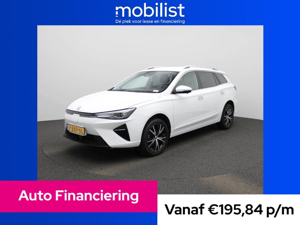 MG MG5 Standard Range Luxury 50 kWh (bj 2022, automaat), Auto's, MG, Automaat, Gebruikt, 310 km, Wit