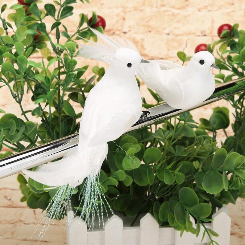 12 Kunst Duiven Tuin Decoratie Simulatie Vogel Dier Nep Duif, Tuin en Terras, Tuinbeelden, Verzenden, Nieuw, Kunststof, Dierenbeeld
