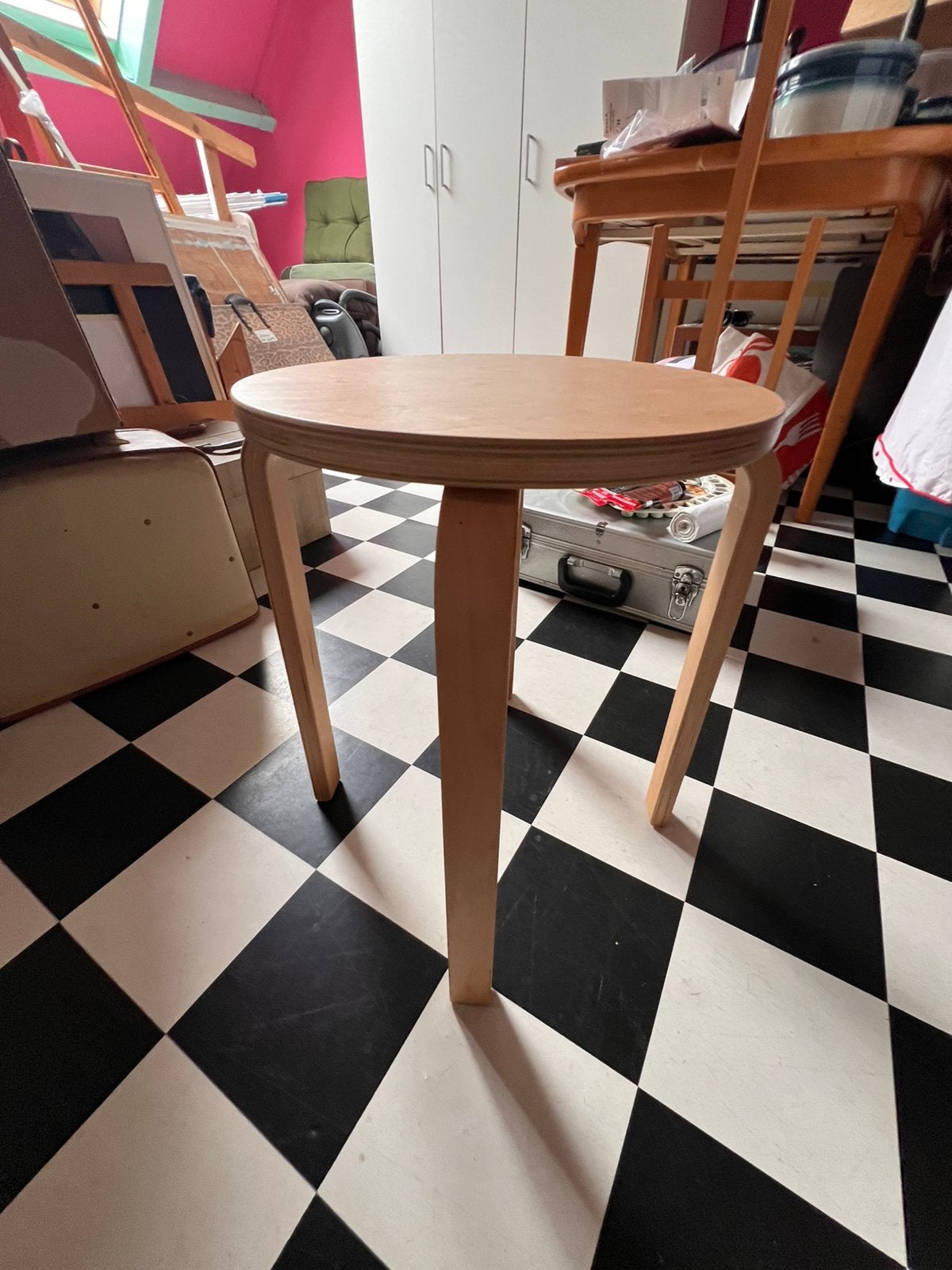 IKEA Frosta krukje, stapelbaar, berkenhout, Huis en Inrichting, Krukjes, Ophalen, Gebruikt, Hout