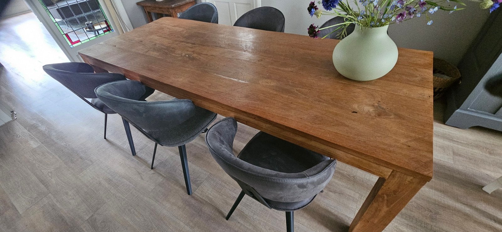 Henders & Hazel eetkamerstoelen, 6 stuks, Huis en Inrichting, Stoelen, Ophalen, Henders & Hazel, landelijk/industrieel, Zo goed als nieuw