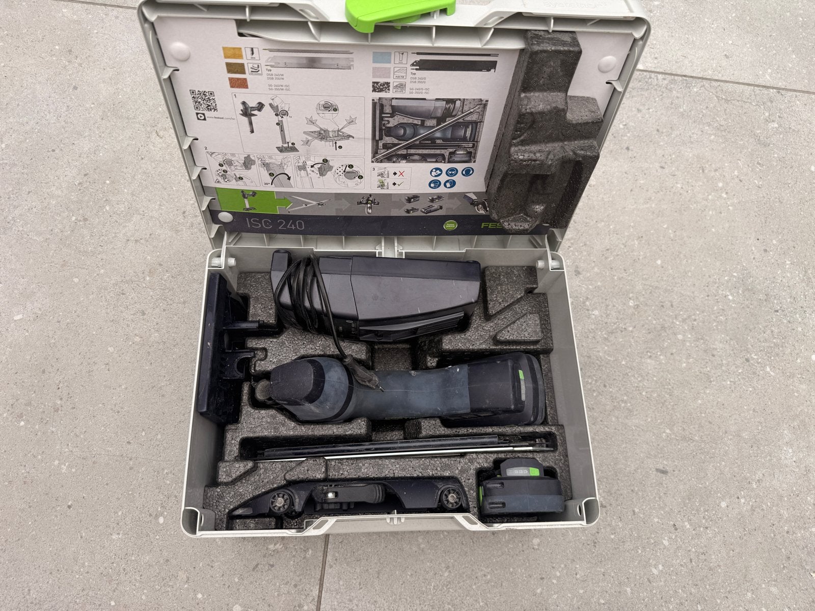 Festool ISC 240 isolatie zaag! Zgn met bon en garantie!, Ophalen, 70 mm of meer, Overige typen, 600 tot 1200 watt