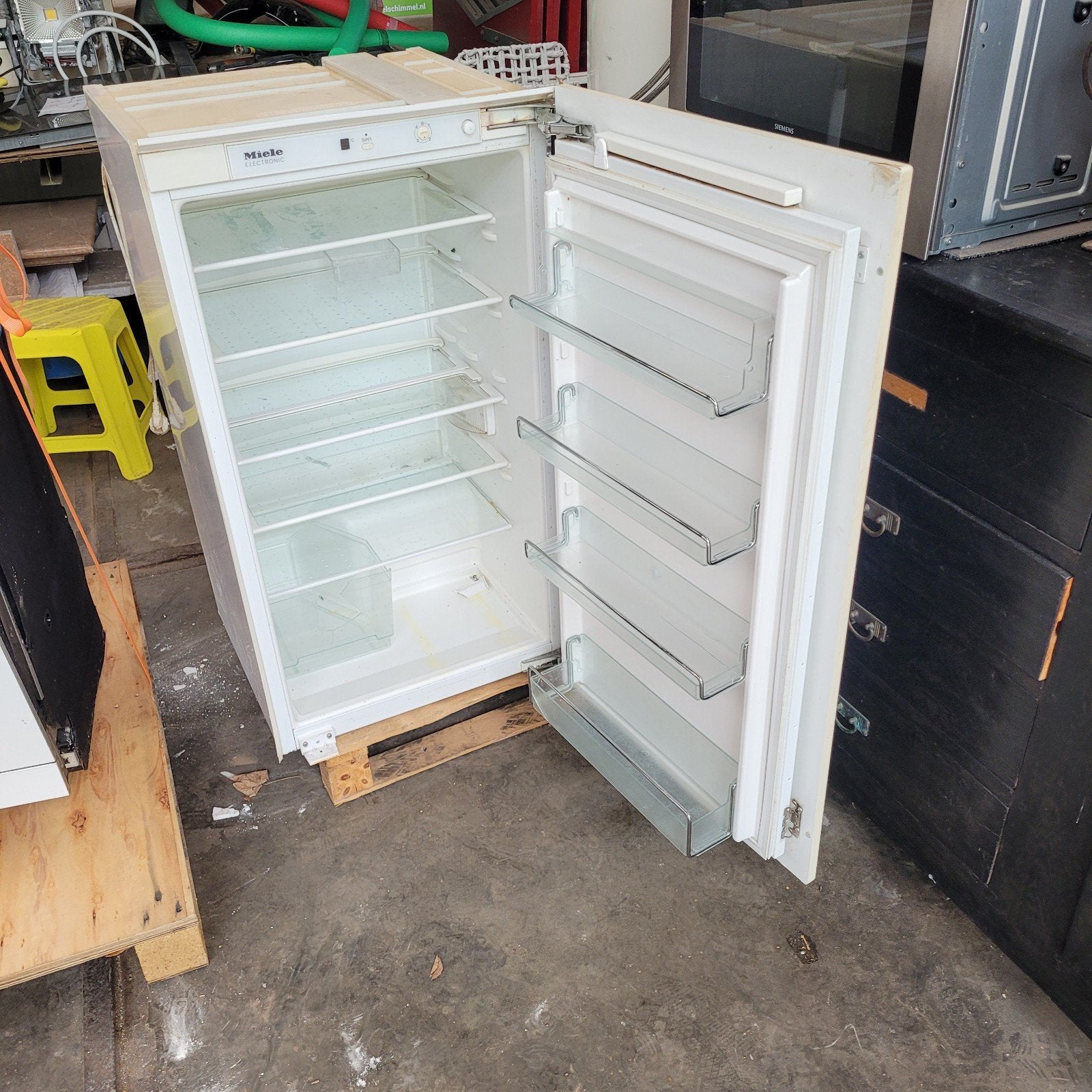 Miele inbouwkoelkast  Electronic., Gebruikt, Minder dan 60 cm, Inbouw, Ophalen