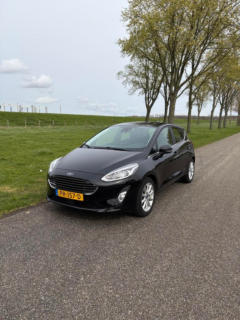 Ford Fiësta 1.0 Ecoboost 100pk Aut 5dr 2017 Zwart, Voorwielaandrijving, 40 €/maand, 580 kg, Origineel Nederlands