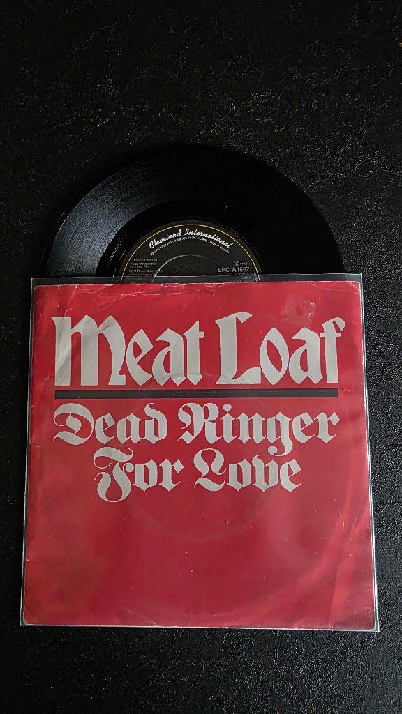 45 toeren, 7”single van: Meat loaf, Cd's en Dvd's, Vinyl Singles, Gebruikt, 7 inch, Ophalen of Verzenden, Fotohoes