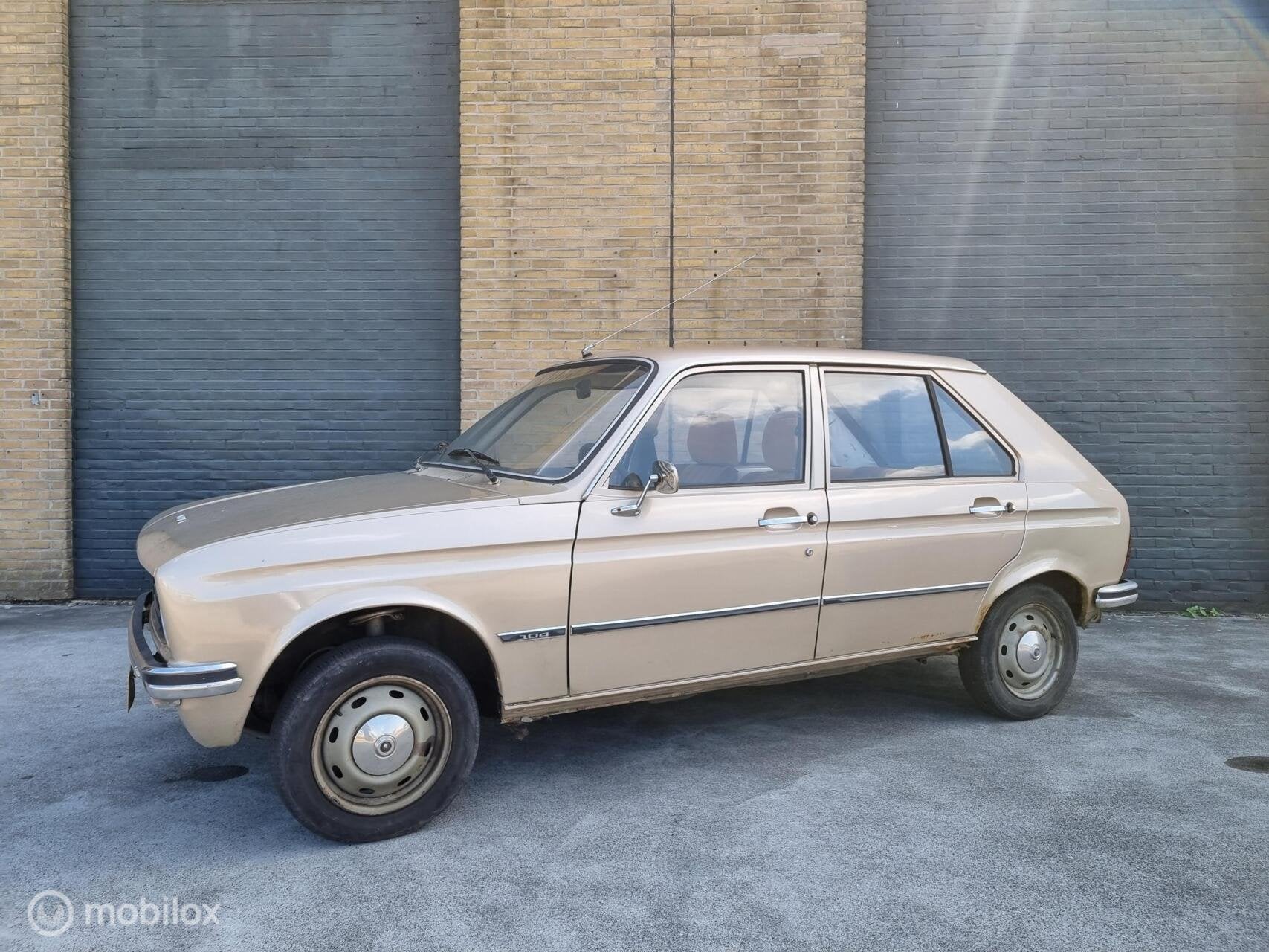 Peugeot 104 GL 1.0 oldtimer met werk, Voorwielaandrijving, Gebruikt, Overige modellen, 4 cilinders