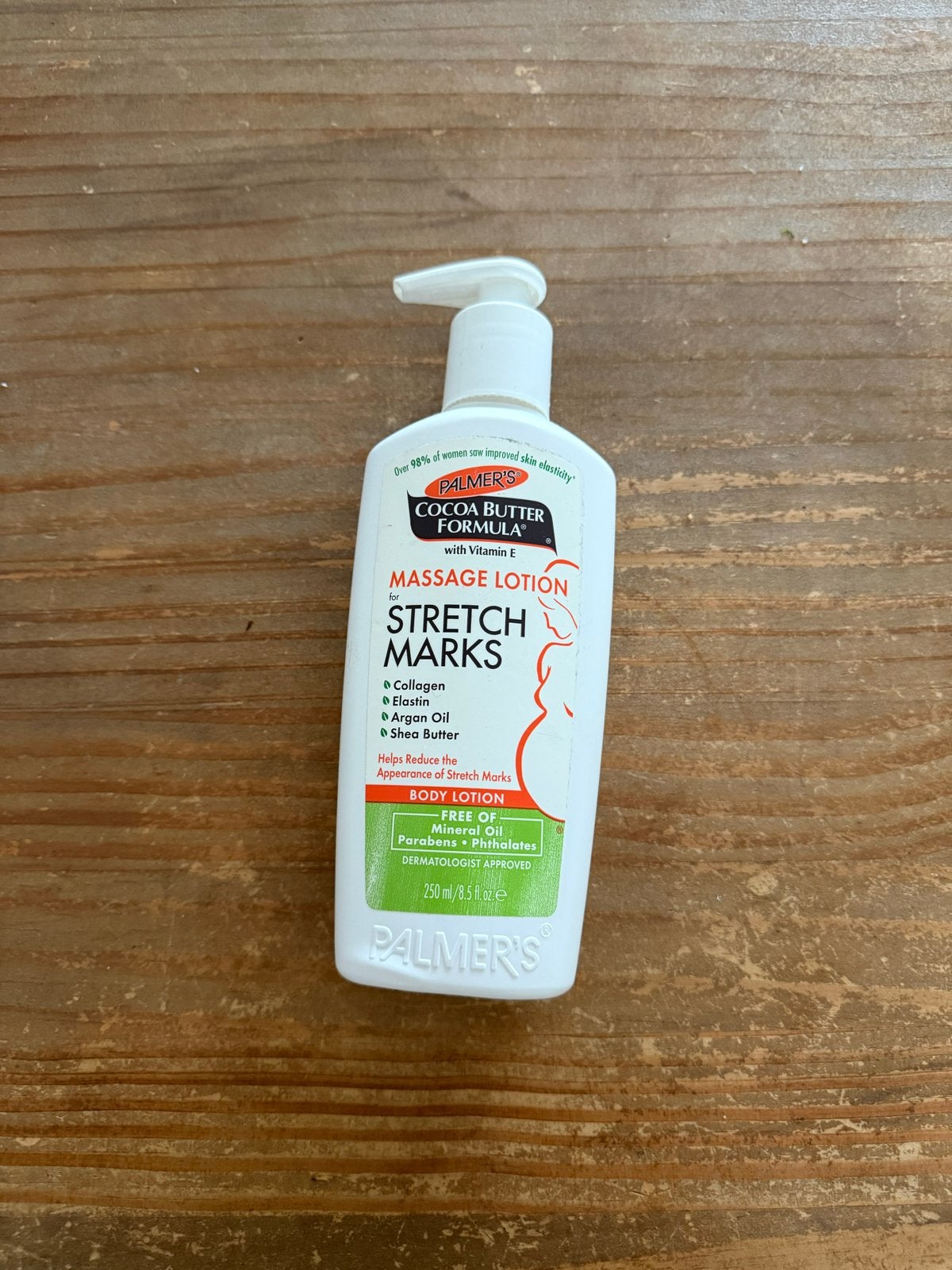 Palmer's Cocoa Butter Formula Striae Lotion, Ophalen of Verzenden, Zo goed als nieuw, Bodylotion, Crème of Olie