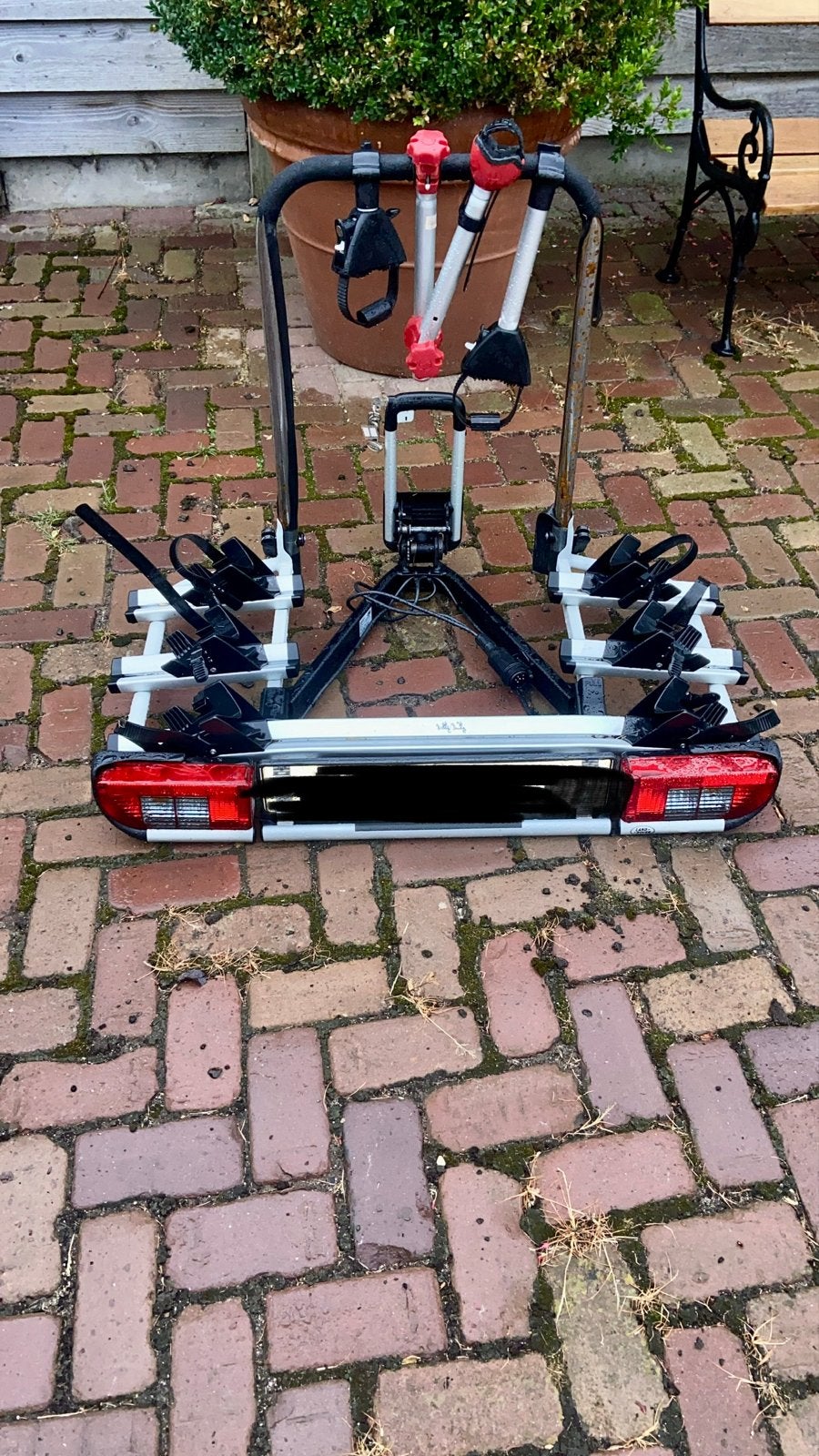 Universele fietsendrager voor 3 fietsen - ideaal voor auto's, Ophalen, 3 fietsen of meer, Zo goed als nieuw, Trekhaakdrager