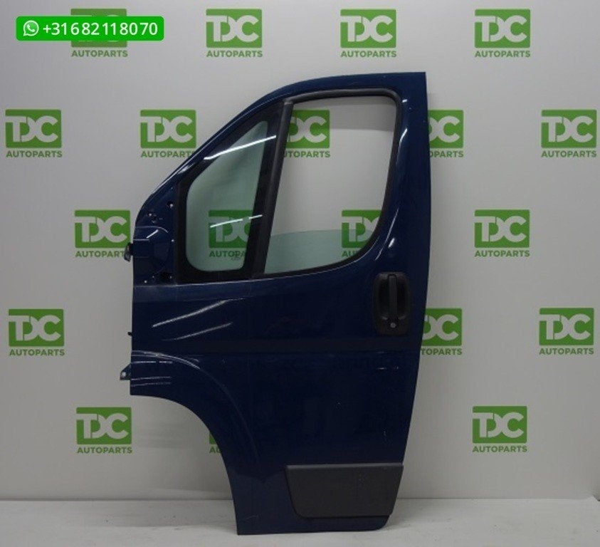 Fiat Ducato bestel ('06-'18) Voorportier links donkerblauw, Gebruikt, Fiat, Deur, Voor