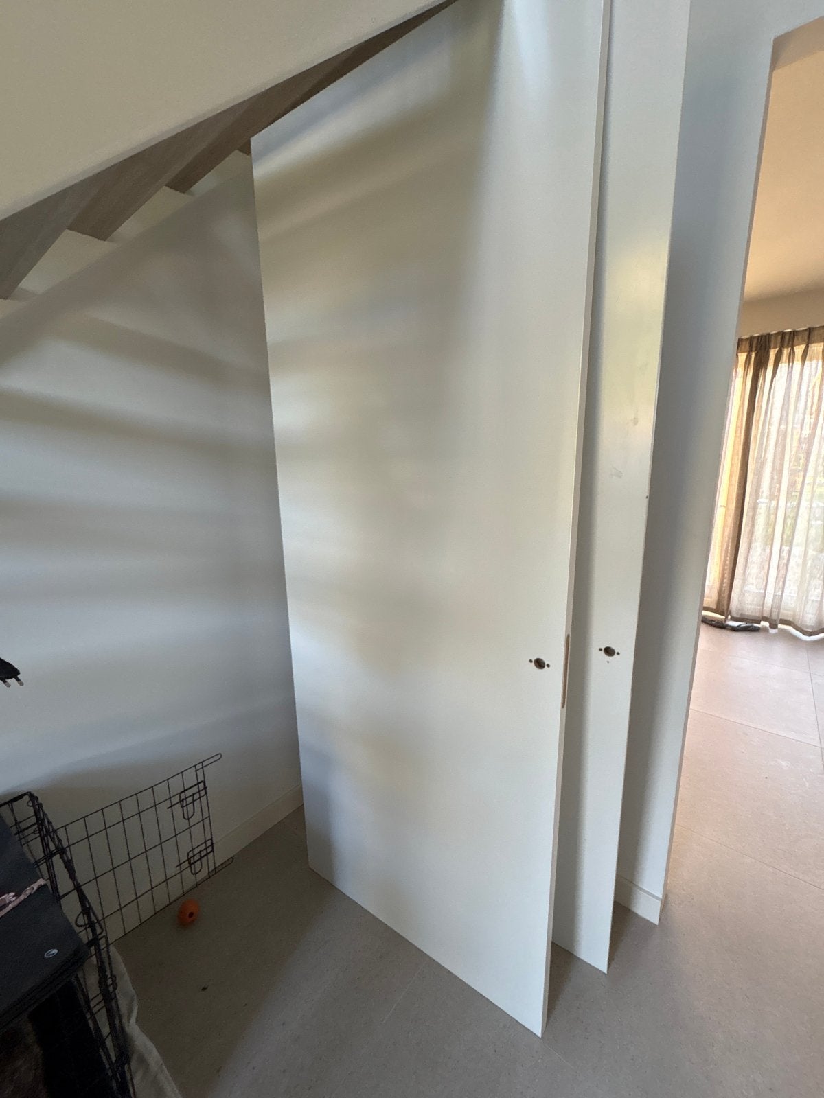 Svedex binnendeuren 3 stuks - wit, schuifdeur, Ophalen, Gebruikt, 80 tot 100 cm, Binnendeur