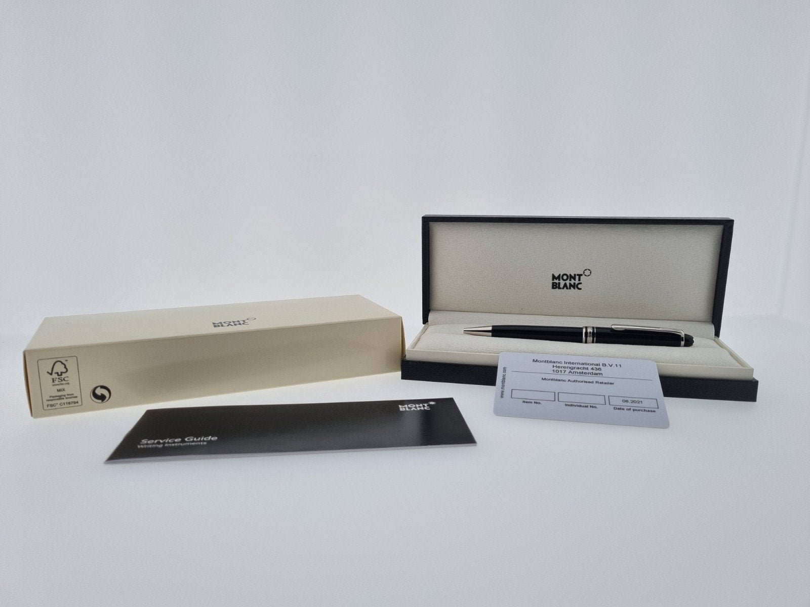 Montblanc Meisterstück Classique Balpen - Zo goed als nieuw, Verzamelen, Balpen, Nieuw, Met doosje, Ophalen of Verzenden