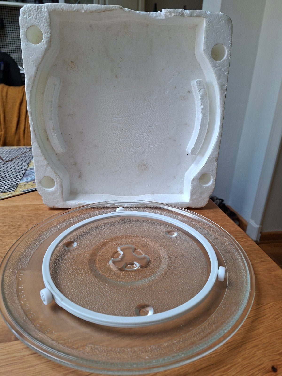 glazen draaiplateau diam 27 cm met de draairing, Witgoed en Apparatuur, Ophalen, Nieuw