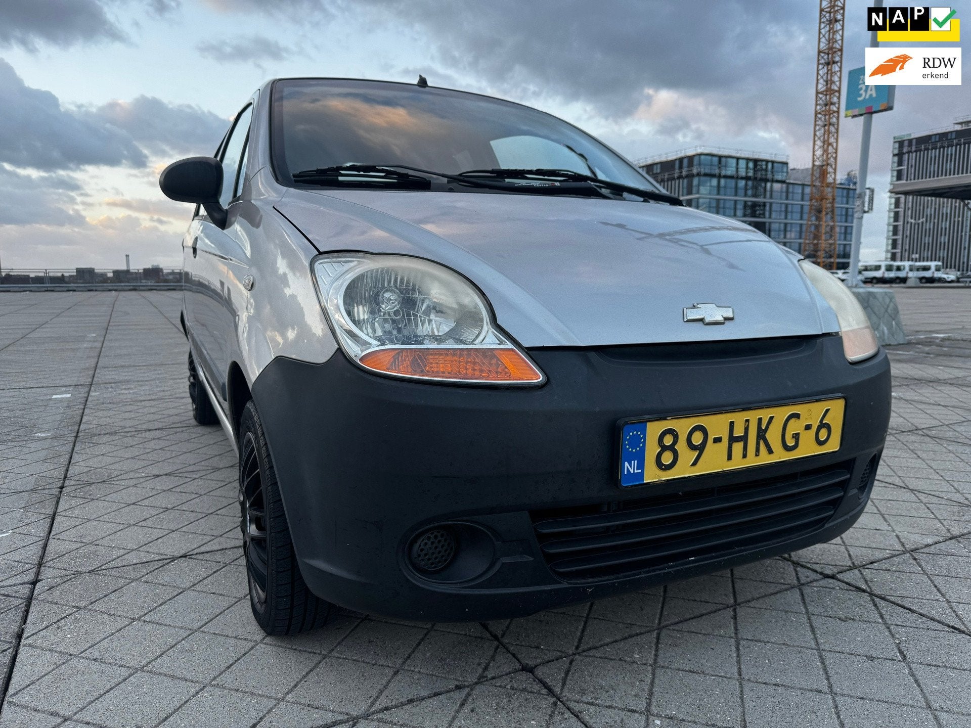 Chevrolet Matiz 0.8 Pure PARKEERSENSOREN APK LAGE KM-NAP, Auto's, Voorwielaandrijving, Dealer onderhouden, Stof, Gebruikt