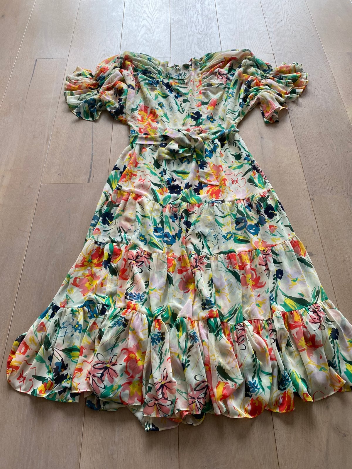 Ted baker jurk maat 2 M nieuwstaat, Maat 38/40 (M), Ophalen of Verzenden, Zo goed als nieuw, Onder de knie