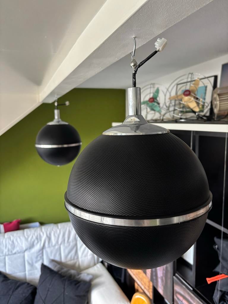 Grundig Audiorama 4000 speakers - Space Age design, Audio, Tv en Foto, Luidsprekers, Ophalen, Gebruikt, Front, Rear of Stereo speakers