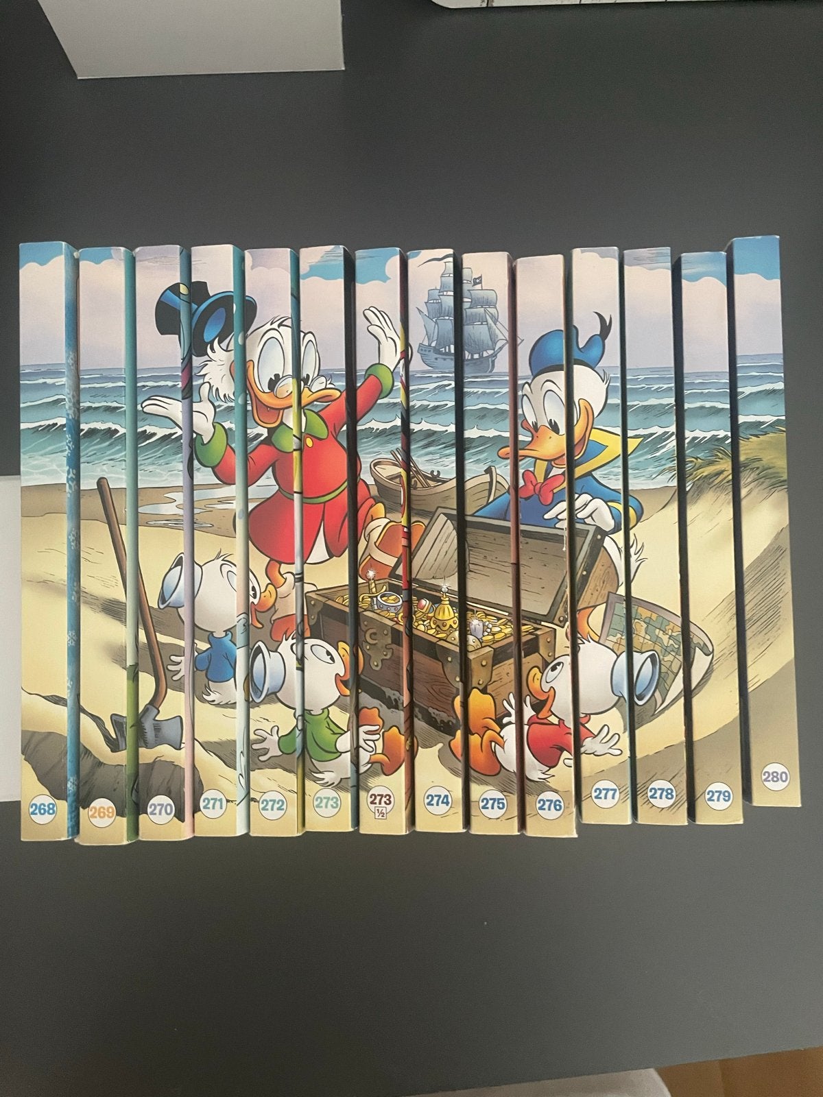 Donald Duck pocket Collectie (268-345), Complete serie of reeks, Ophalen, Gelezen