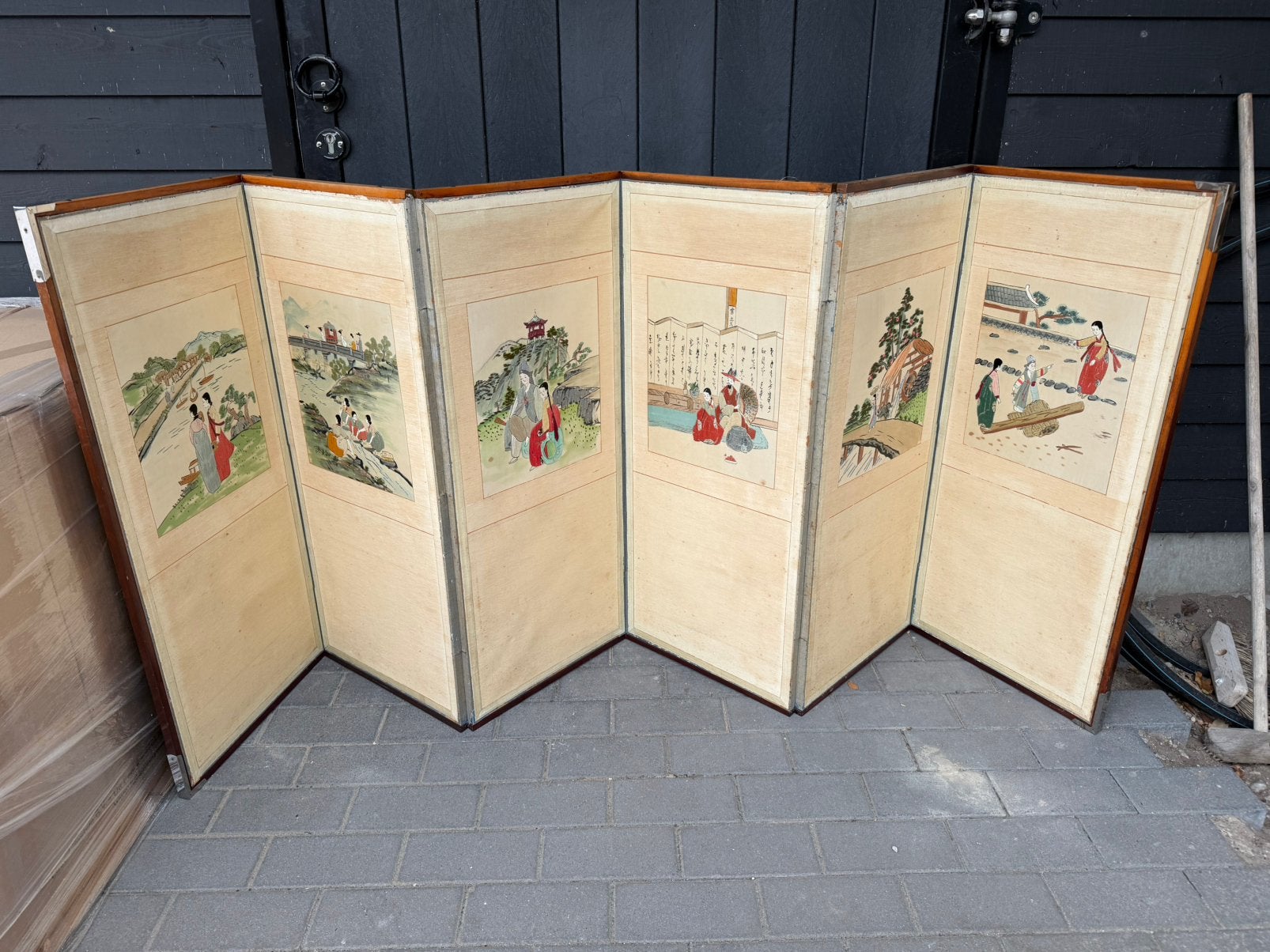Chinees kamerscherm, Ophalen, Gebruikt