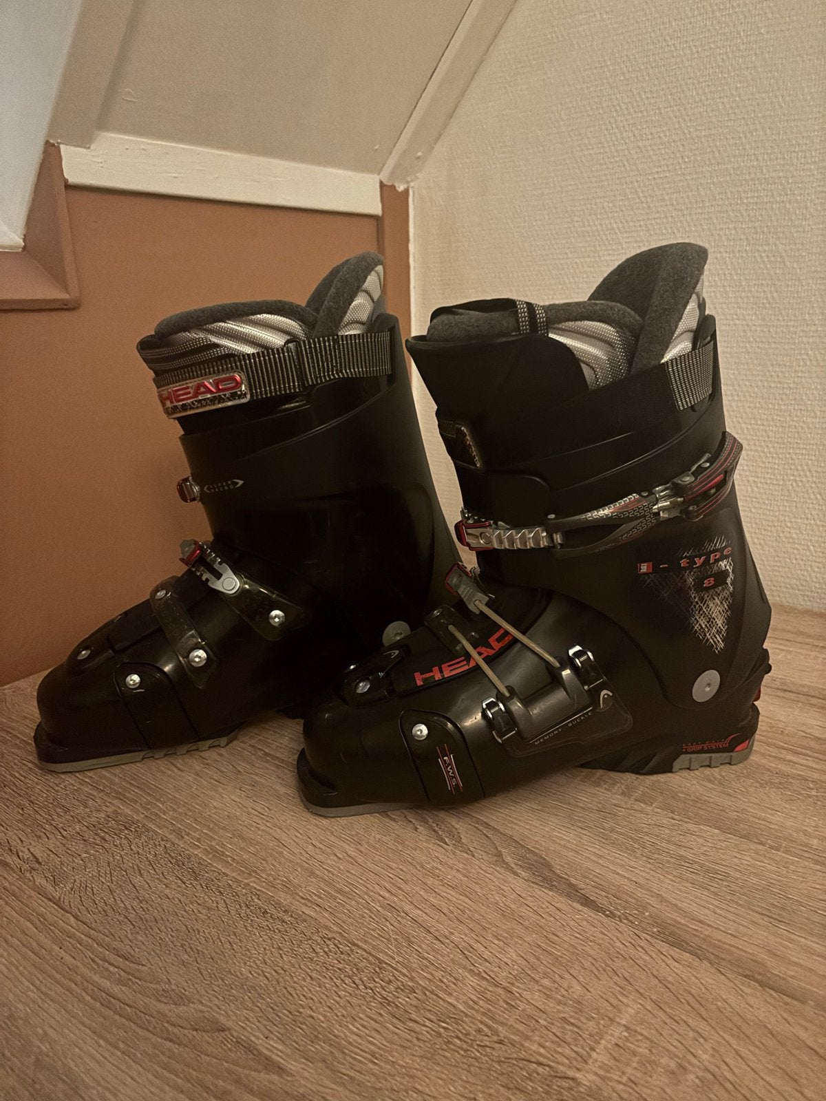 Head E-Type 8 skischoenen Heren maat 45, Sport en Fitness, Skiën en Langlaufen, Ophalen, Gebruikt, Schoenen, Skiën