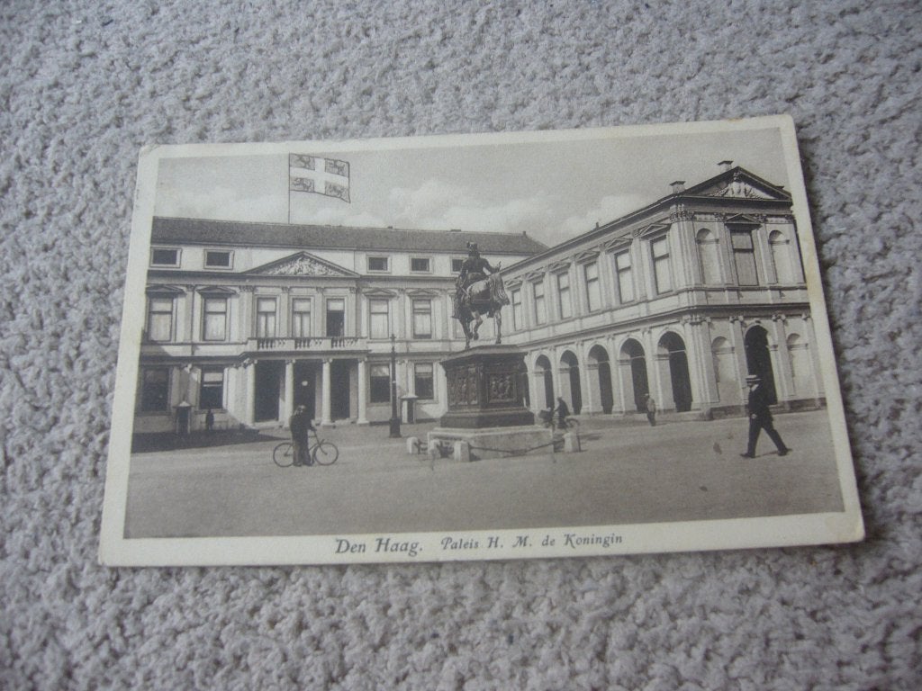 DEN HAAG  =  PALEIS H.M. DE KONINGIN  1929 - KLITZSCH EN CO, Ophalen of Verzenden, 1920 tot 1940, Gelopen, Zuid-Holland