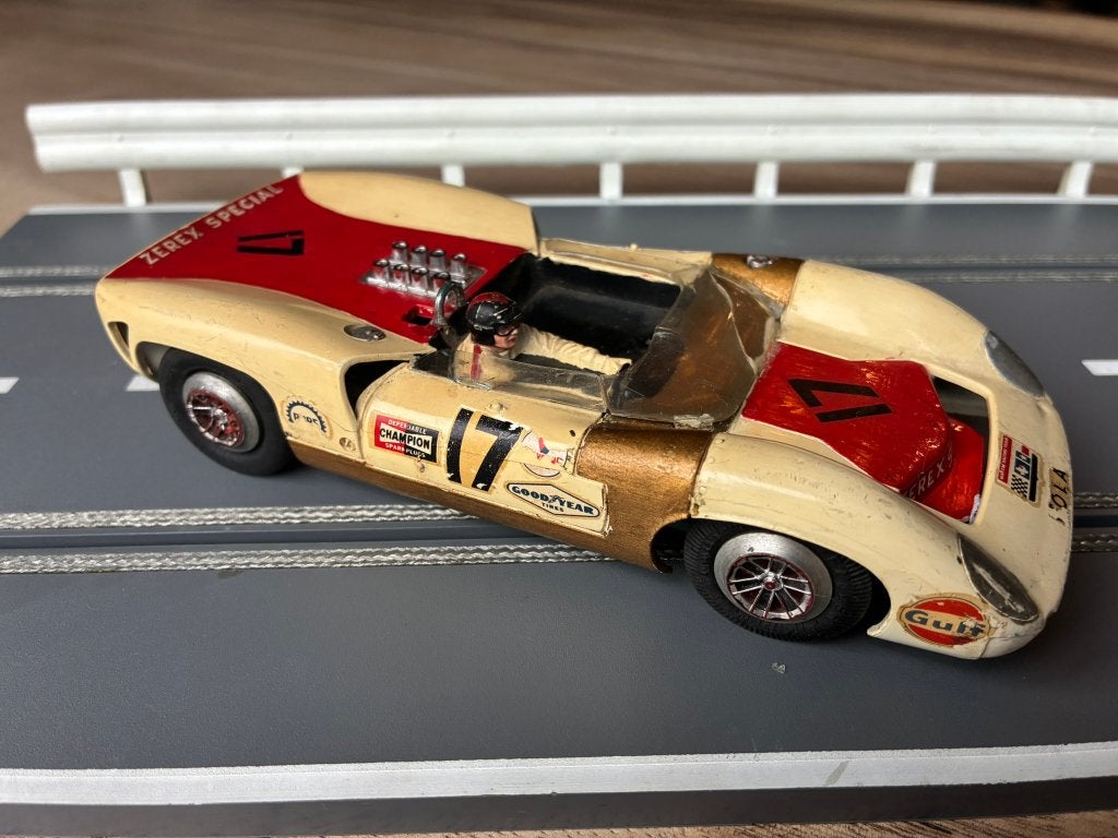 Vintage 1/24 Faller Club Racing Lola T70, Kinderen en Baby's, Ophalen of Verzenden, Elektrisch, Overige merken