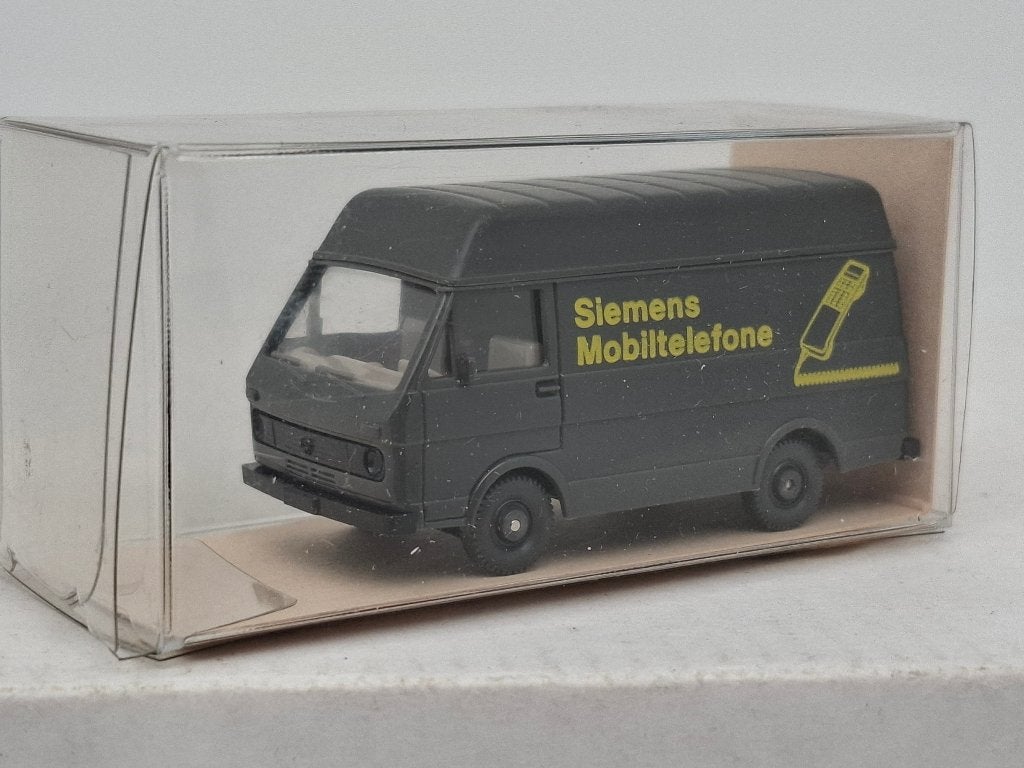 VW LT 28 Siemens Mobiltelefone - Wiking 1/87, Hobby en Vrije tijd, Verzenden, Zo goed als nieuw, Auto, Wiking